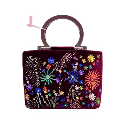 Salvatore Ferragamo Velvet Runway Bag