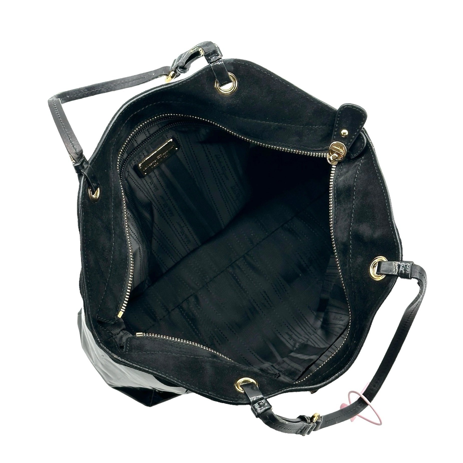 Salvatore Ferragamo Suede Tote Bag - Image 9