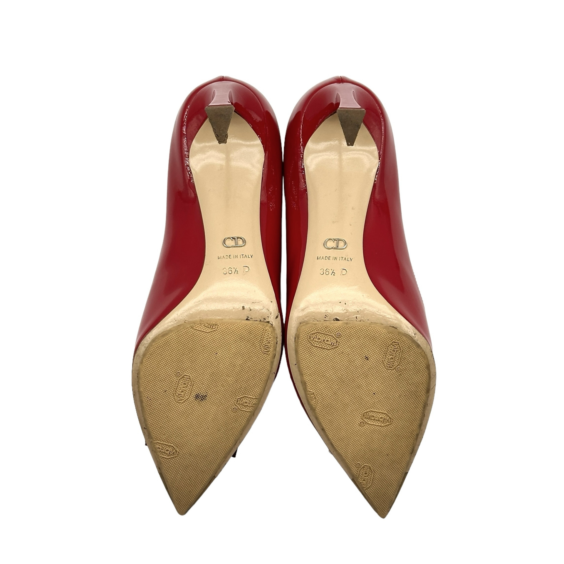 Dior Patent Leather Heels 36.5 - Image 6