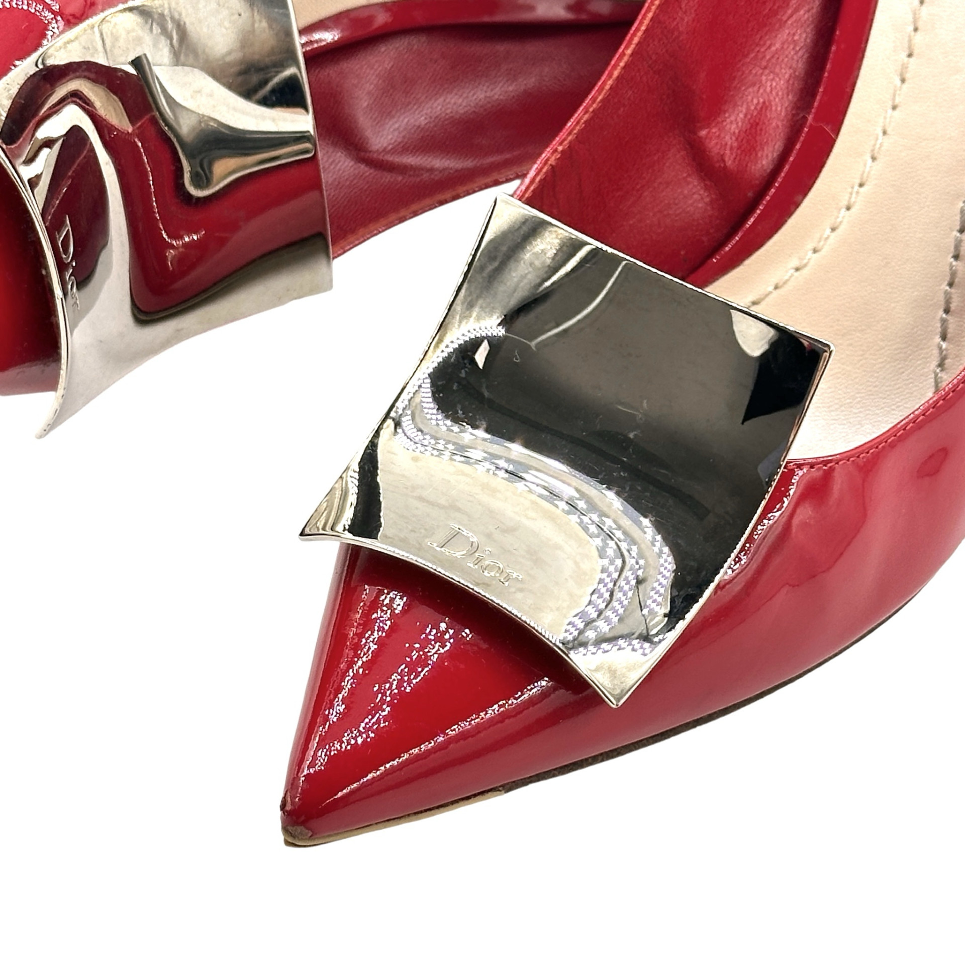 Dior Patent Leather Heels 36.5 - Image 3