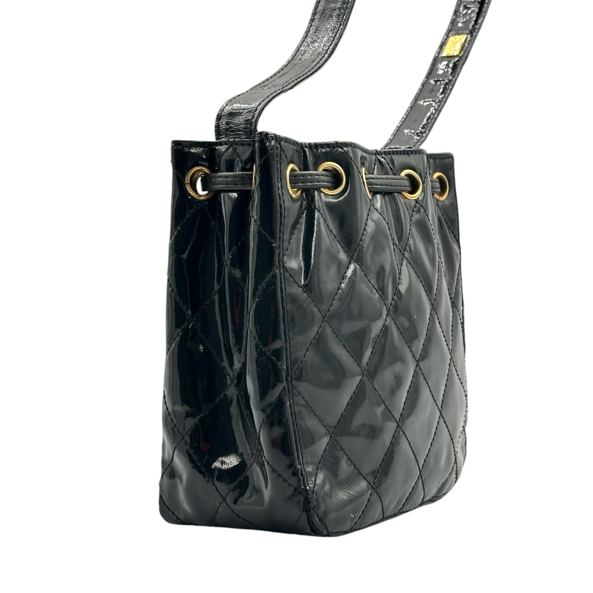 Chanel Mini Drawstring Crossbody Bag 1980s - Image 5