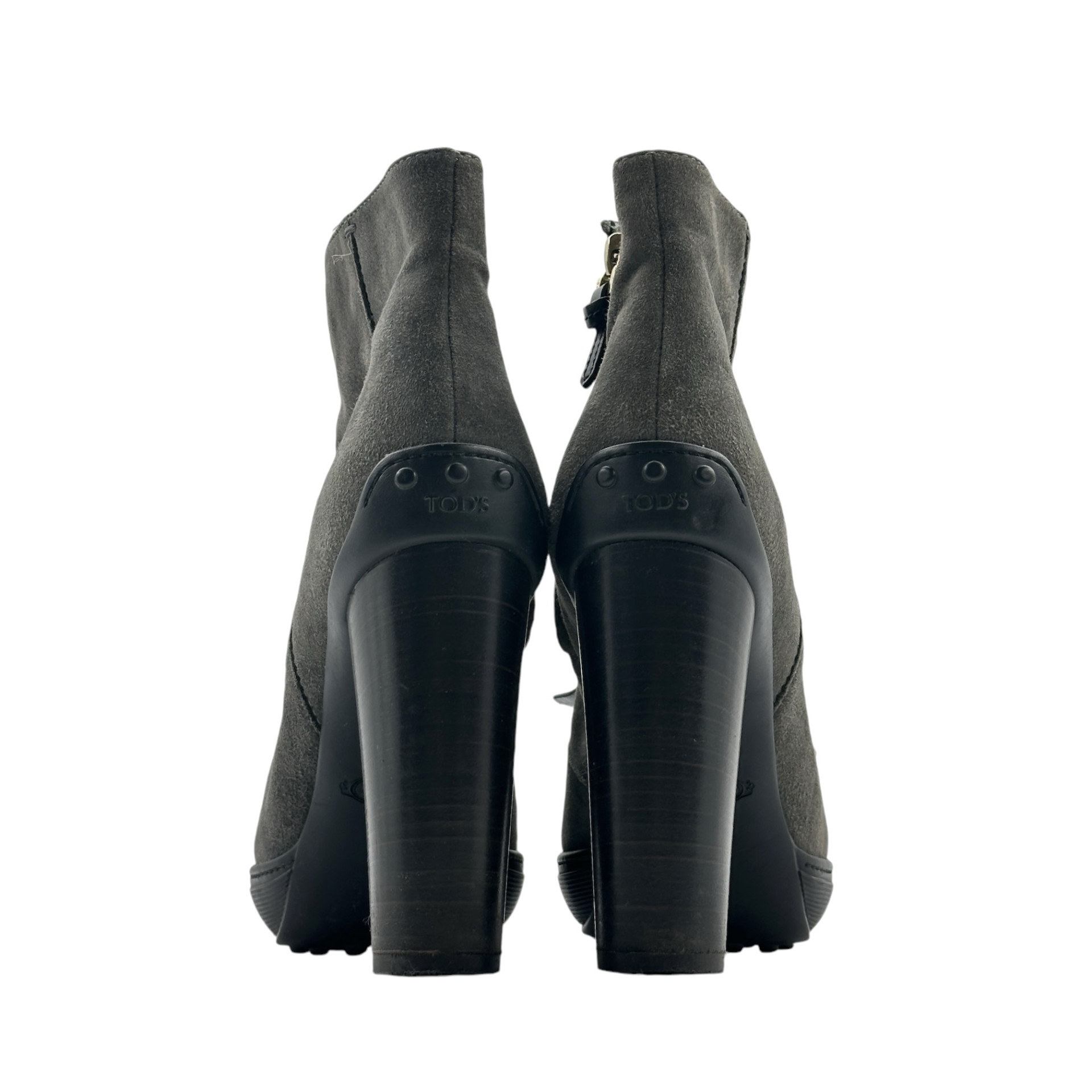 Tod's Suede Ankle Boots 37 - Image 5