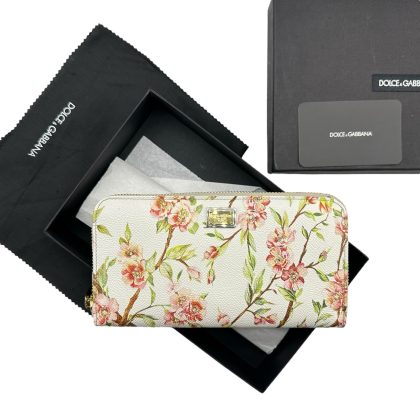 Dolce & Gabbana Sicily Leather Long Wallet