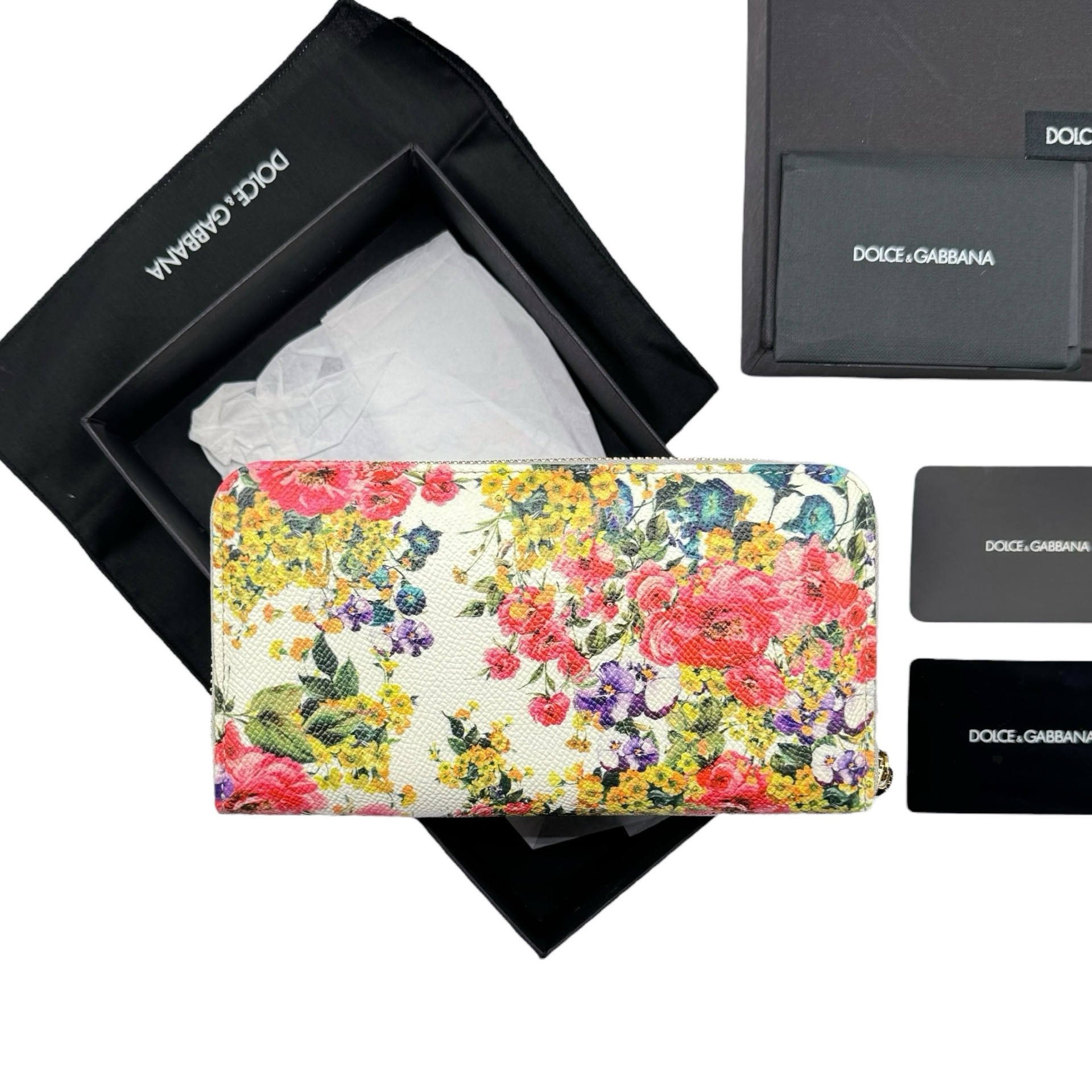 Dolce & Gabbana Sicily Leather Long Wallet