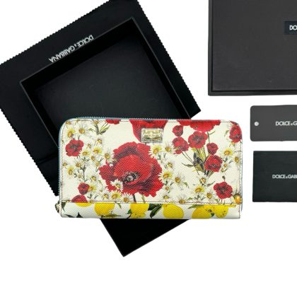 Dolce & Gabbana Sicily Leather Long Wallet