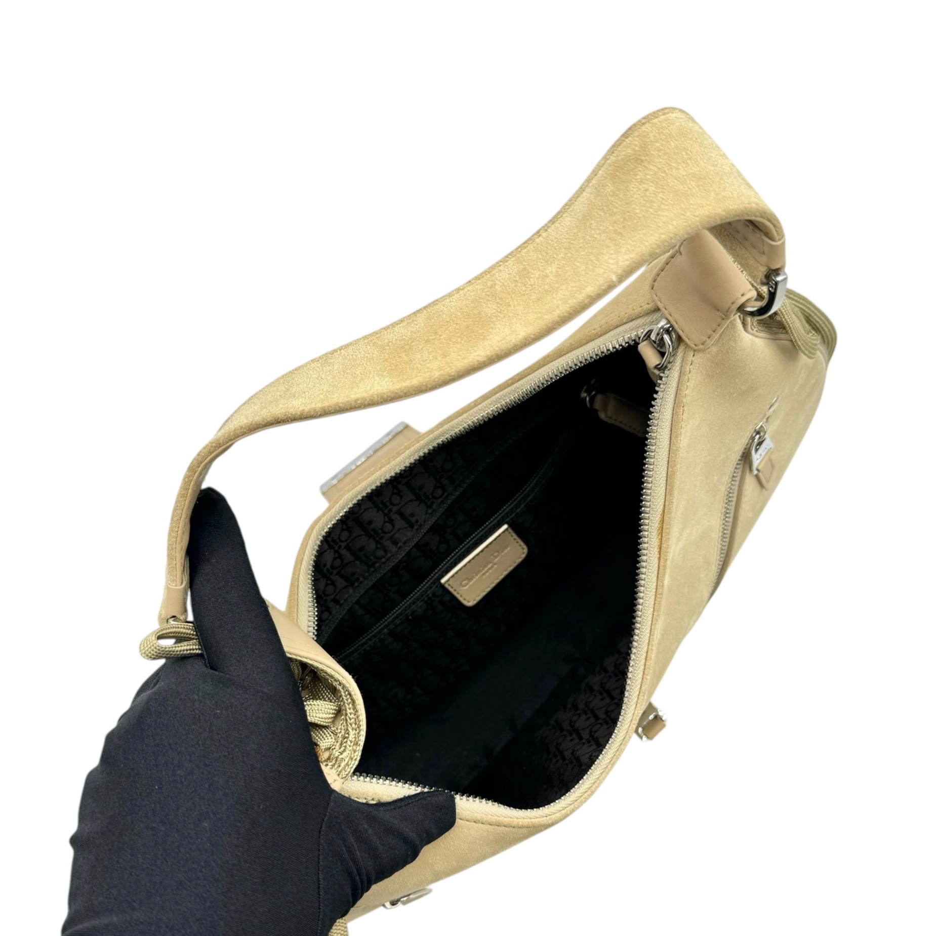 Dior Admit It Suede Shoulder Bag - Image 9