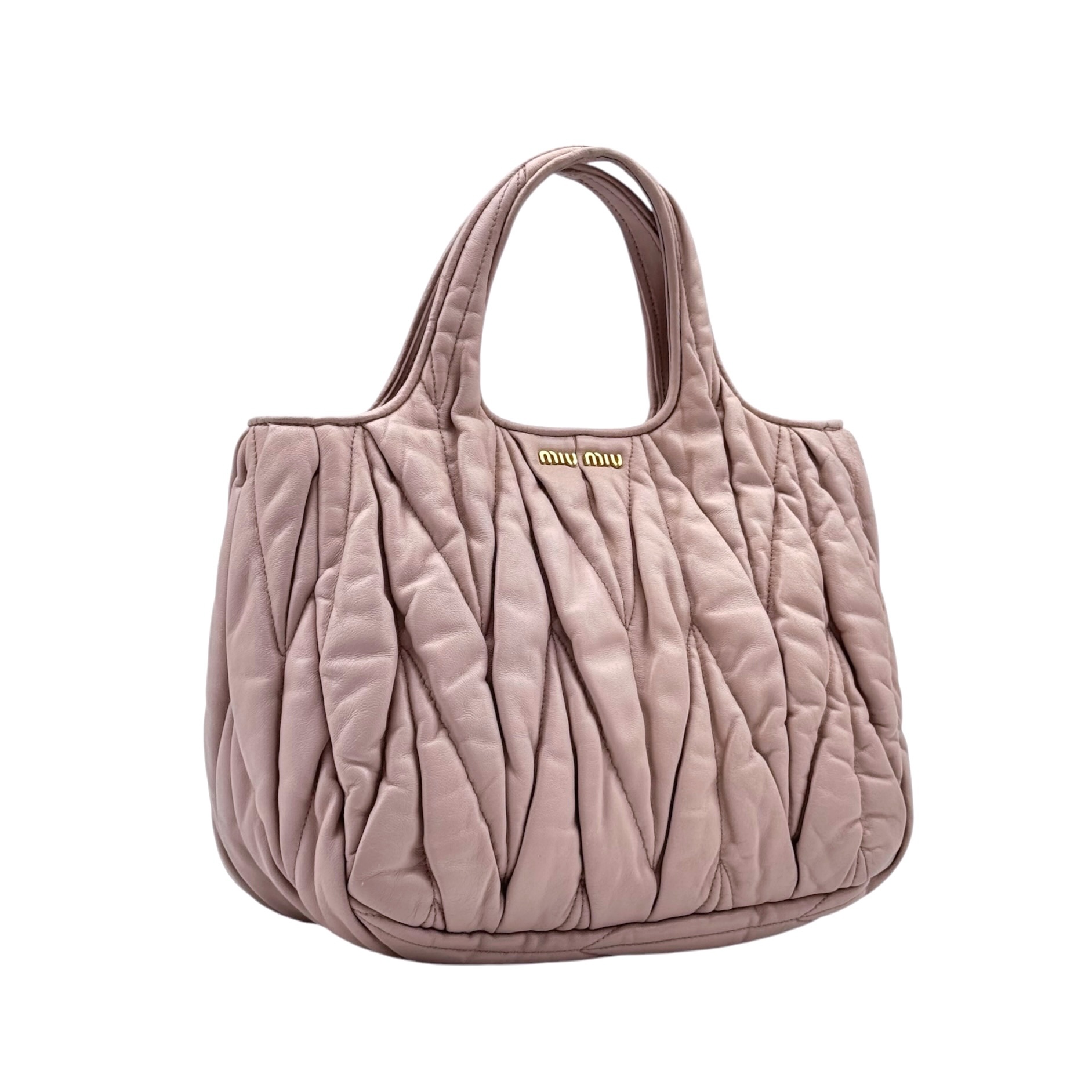 Miumiu Matelasse Leather Two Way Bag - Image 3