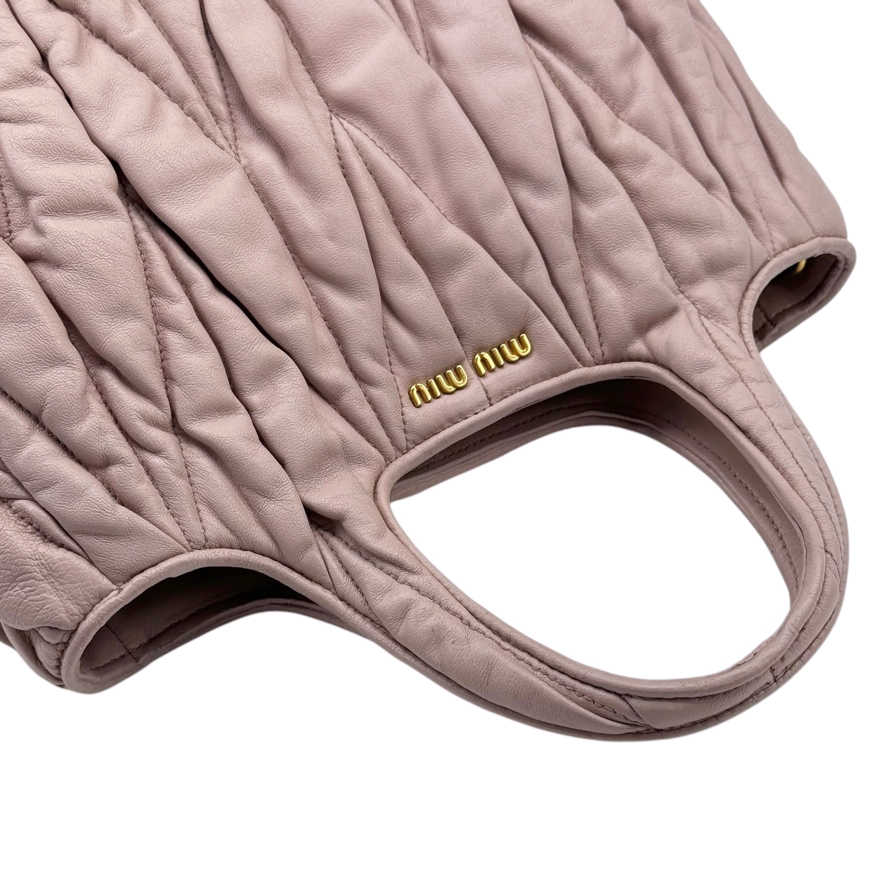 Miumiu Matelasse Leather Two Way Bag - Image 7