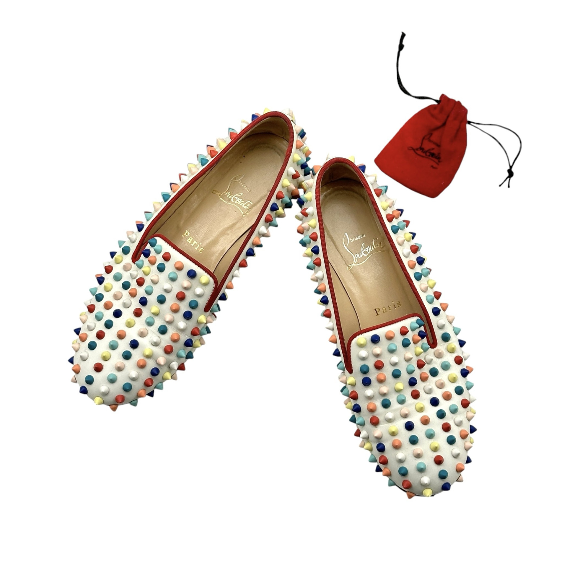 Christian Louboutin Louis Spikes Loafer 37