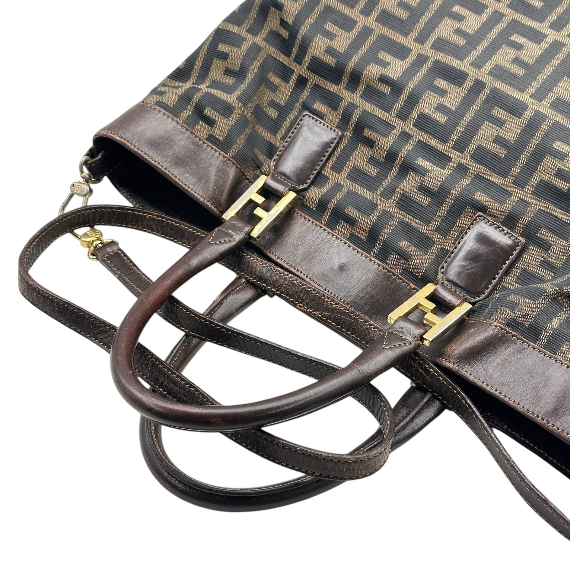 Fendi FF Logo Two Way Bag - Image 7