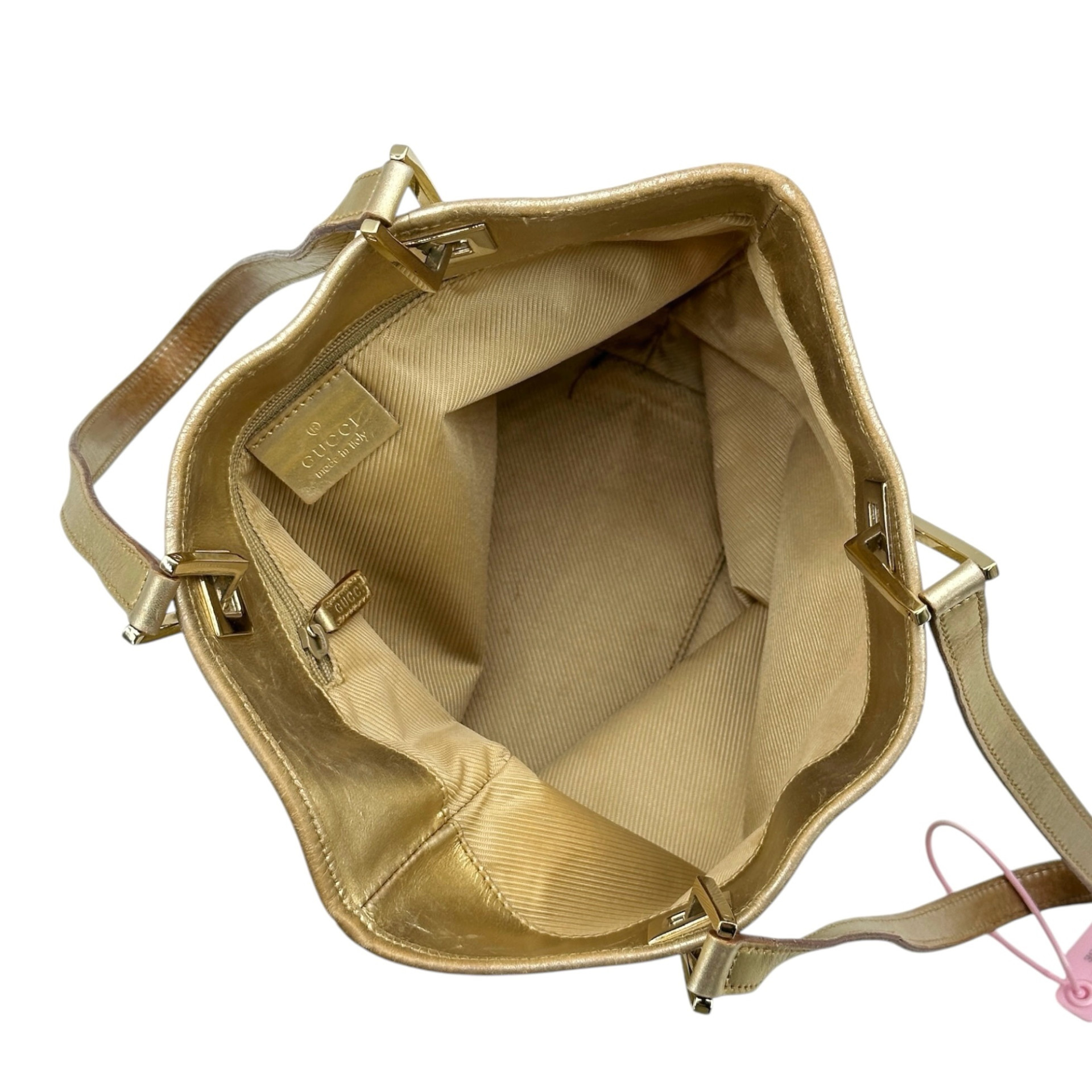 Gucci Metal Square Mini Tote Bag - Image 9