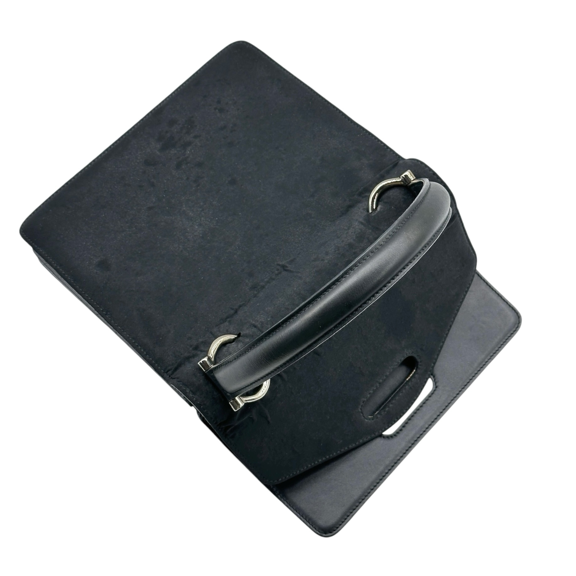 Celine Triomphe Satchel Double Flap Handbag - Image 7