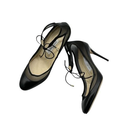 Jimmy Choo Lace Strappy Leather Heels 37