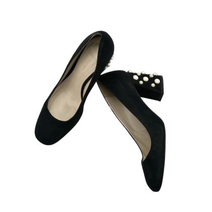 Stuart Weitzman Pearls Heel Suede Pump 37