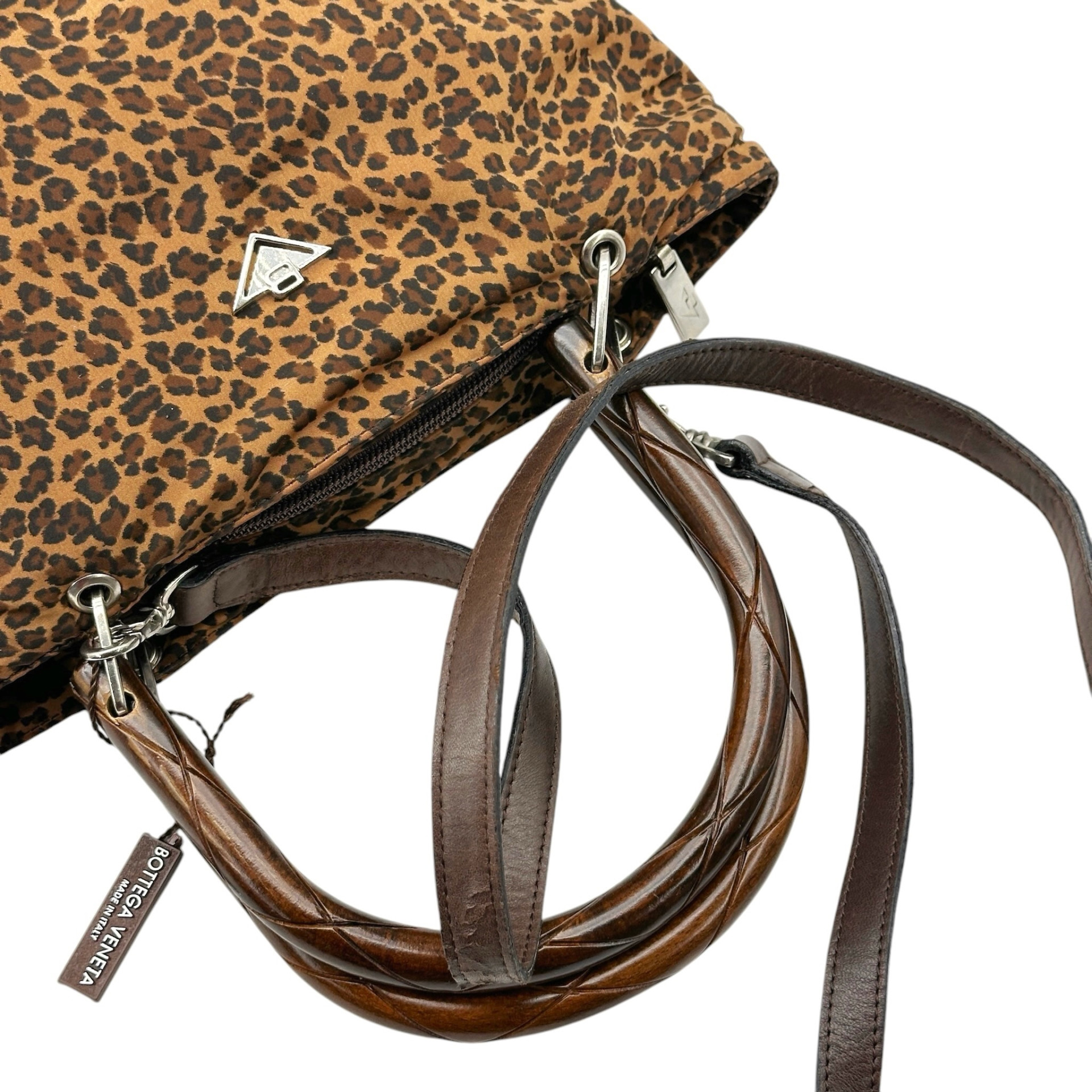 Bottega Veneta Wooden Handle Mini Two Way Bag - Image 8