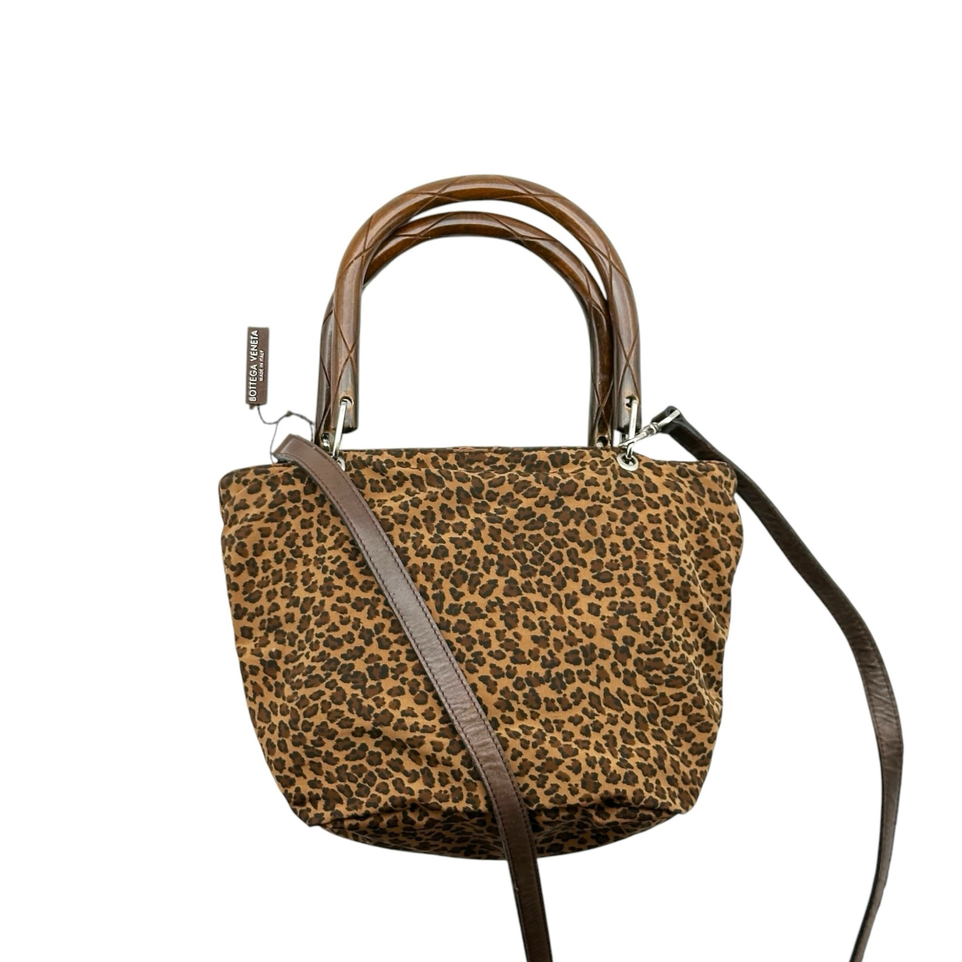 Bottega Veneta Wooden Handle Mini Two Way Bag - Image 2