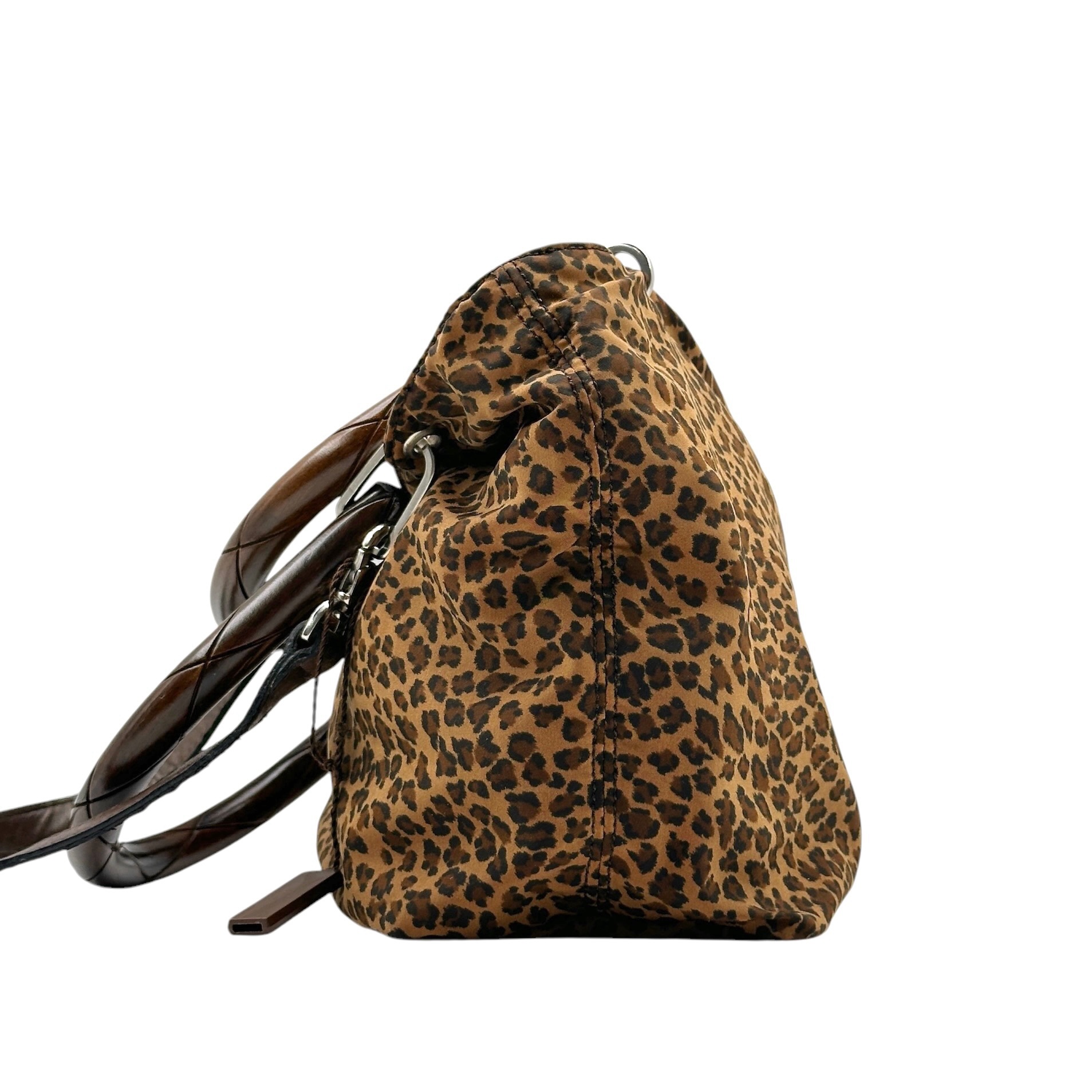 Bottega Veneta Wooden Handle Mini Two Way Bag - Image 5