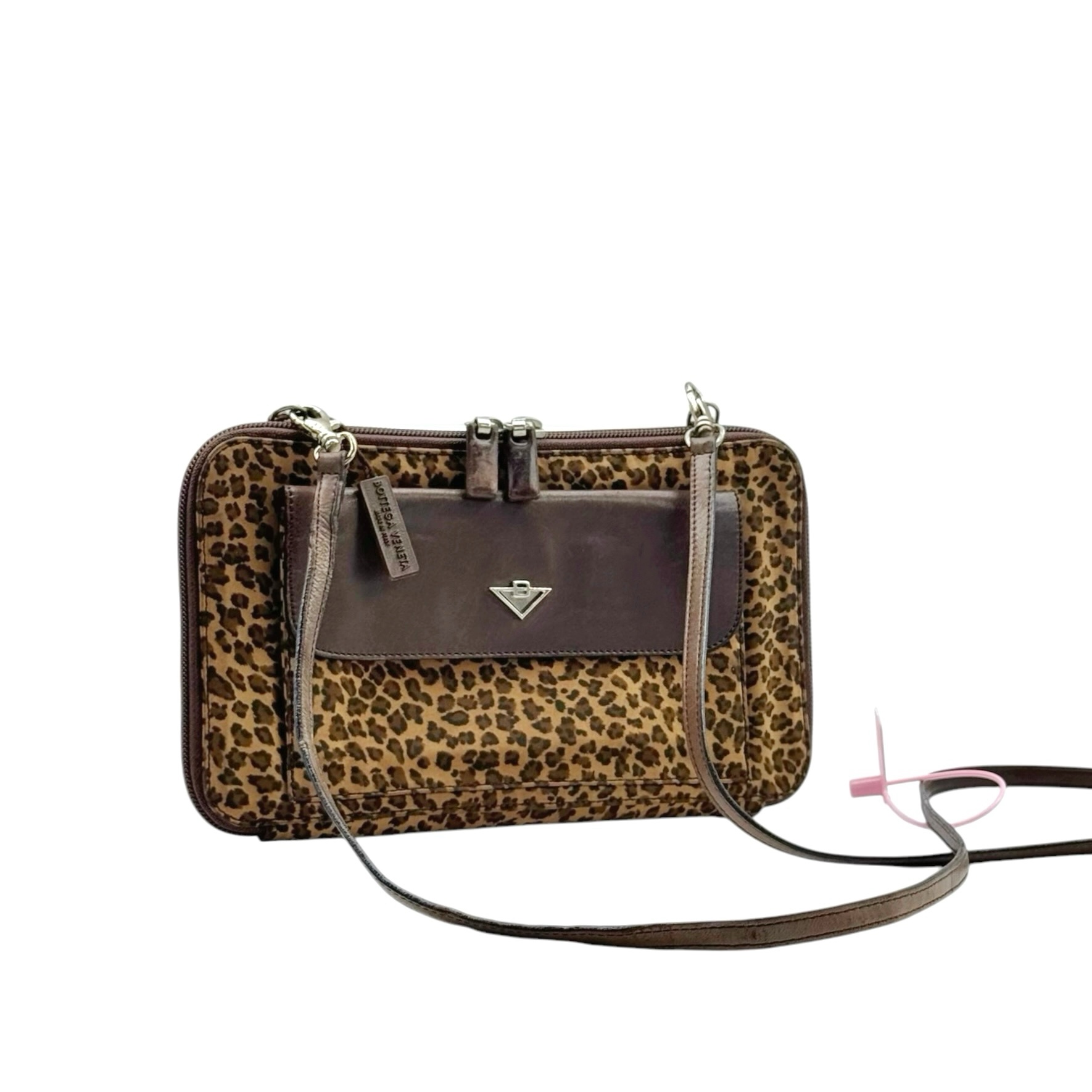 Bottega Veneta Front Pocket Leather Strap Crossbody Bag - Image 3