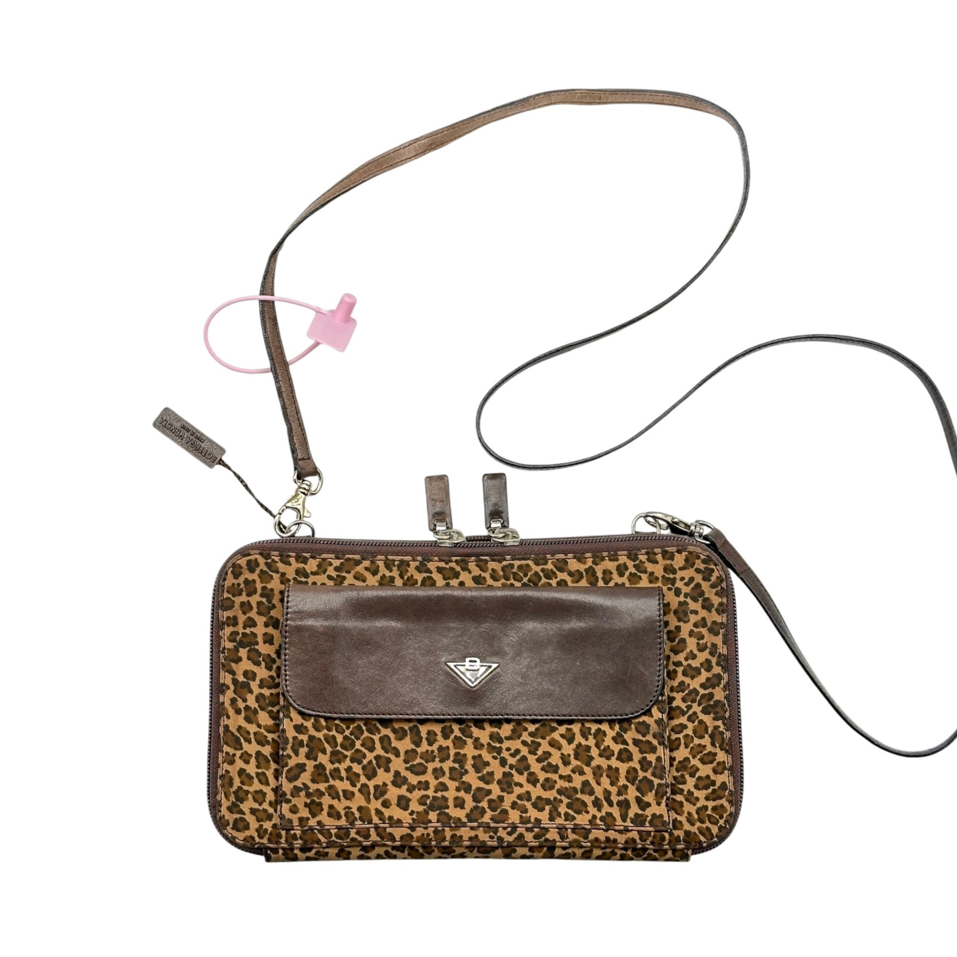 Bottega Veneta Front Pocket Leather Strap Crossbody Bag