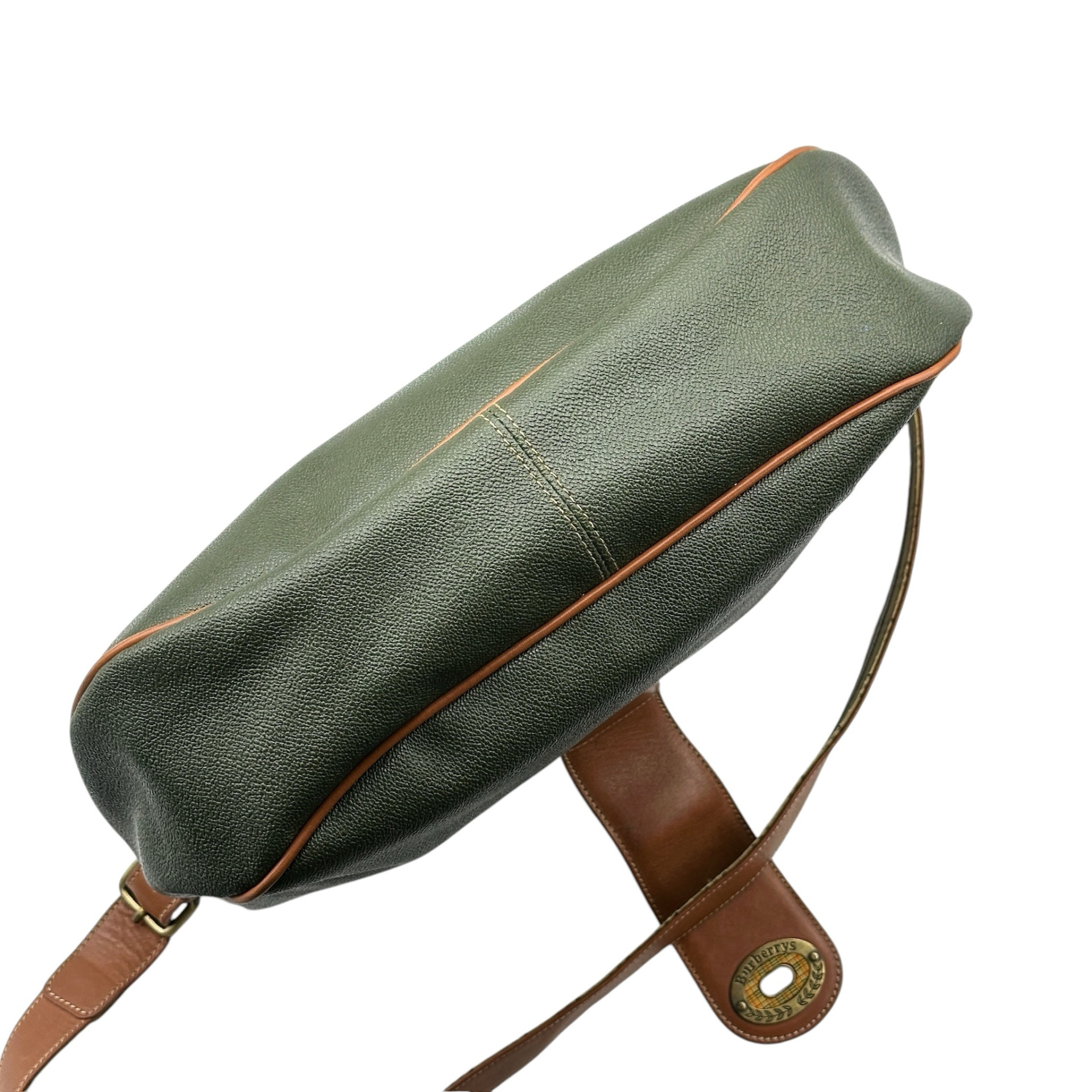 Burberry Leather Satchel Crossbody Bag - Image 6