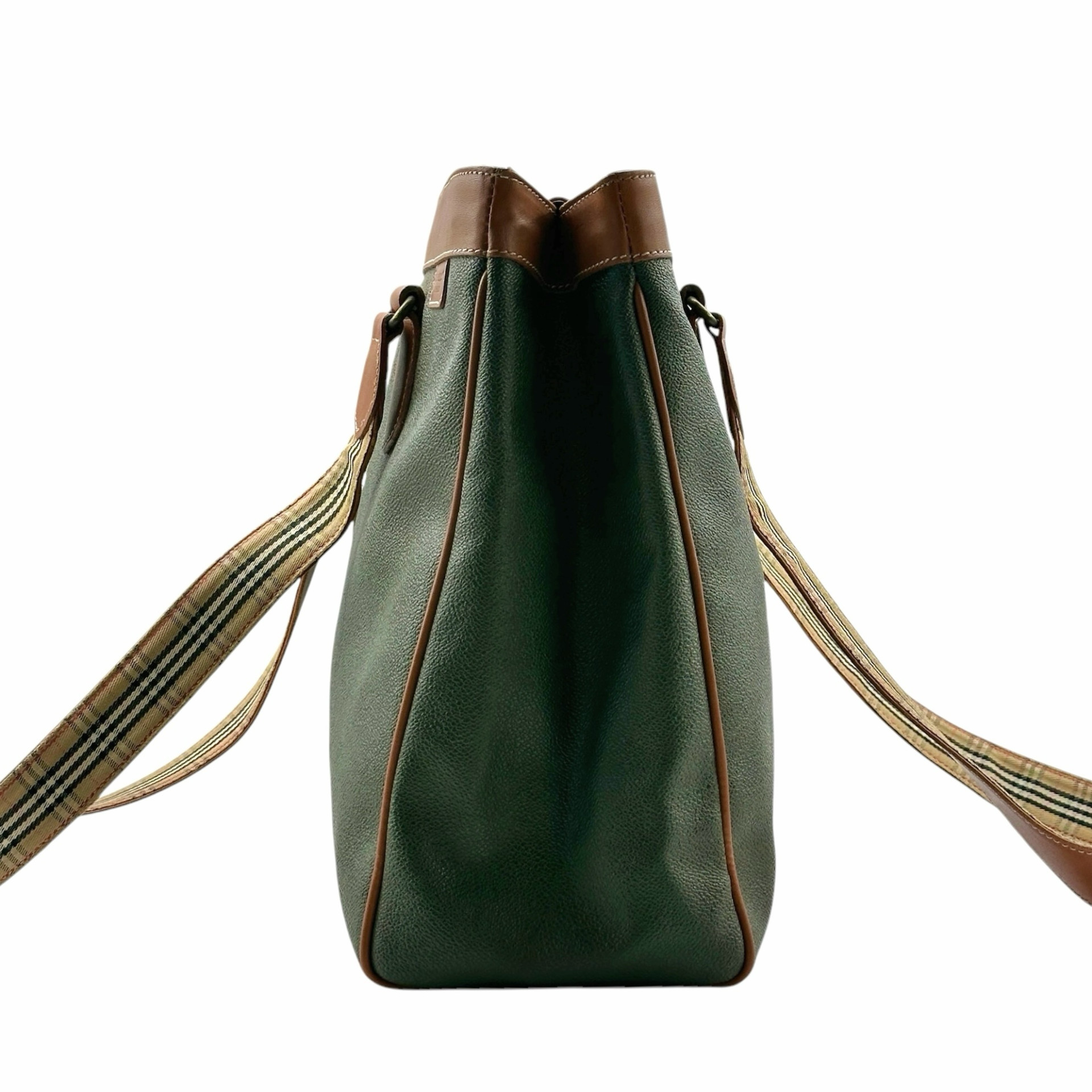 Burberry Leather Medford Shoulder Tote Bag - Image 5