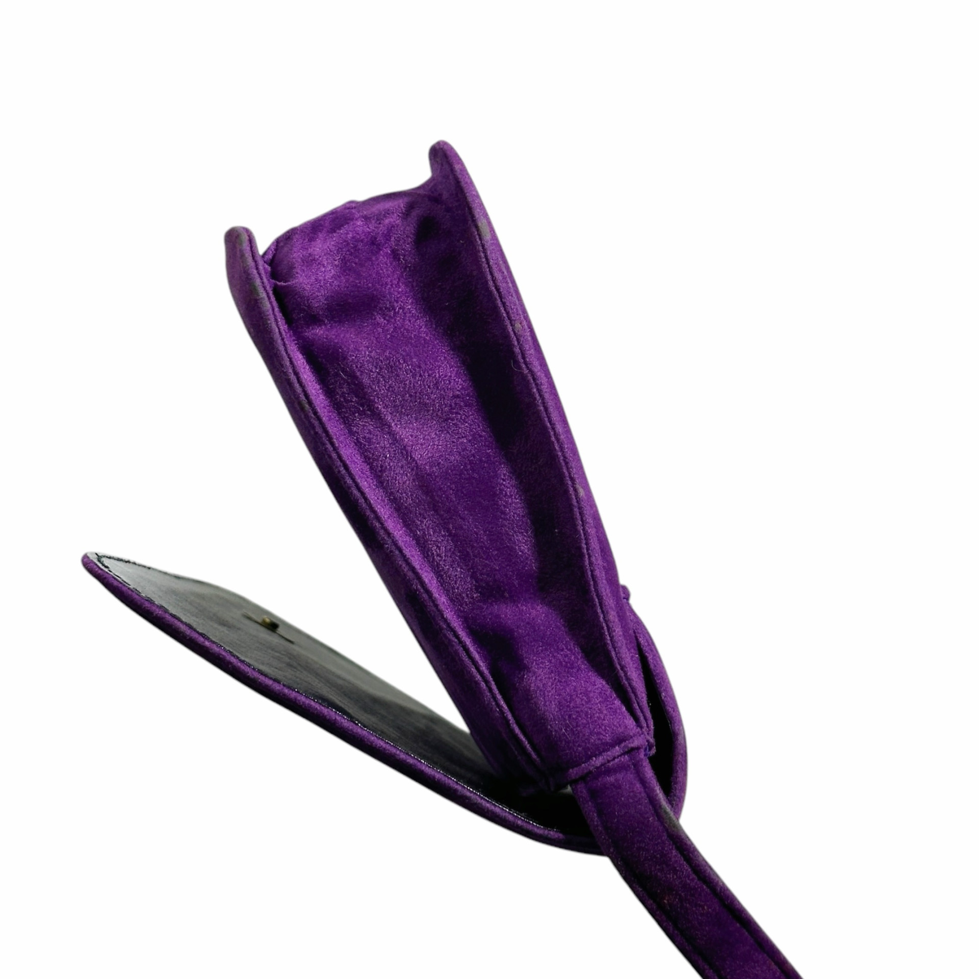 Prada Floral Suede Shoulder Bag - Image 5