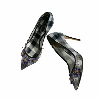 Dolce&Gabbana Crystal Embelished Heels 37.5