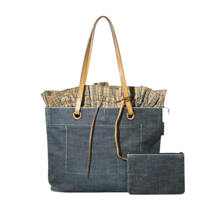 Burberry Three In One Denim Tote Bag