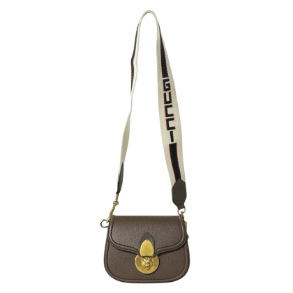 Gucci Leather Tiger Crossbody Bag